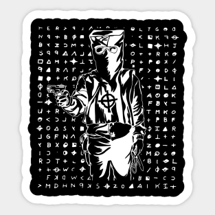 Zodiac Killer - Serial Killers - True Crime Sticker